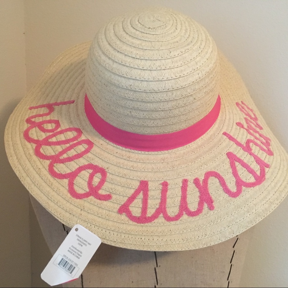 Hello Sunshine Sassy straw beach hat